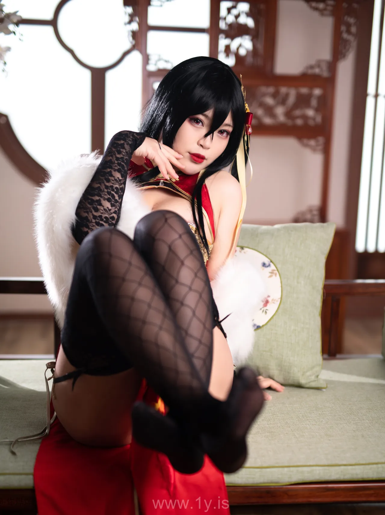 Coser@白烨 NO.013 Fancy Asian Cutie 大凤旗袍新年限定